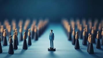 Business Leadership Concept, Teamwork Together Collaboration, Human Resources Management. photo