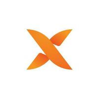 X Logo Design and template. vector