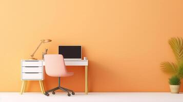 Empty Office Chair, We Are Hiring, Job Vancancy, Searching for a New Job Recruitment. photo