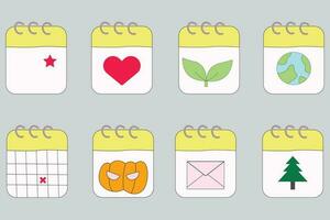 icon , date icon , calender icon vector