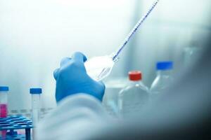 cell culture at the laboratory of cell culture  medical and medicine photo