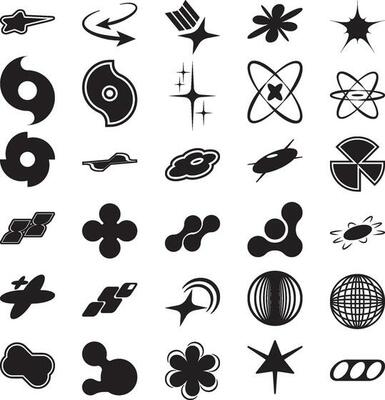 Element Y2k Set Collection Minimalist