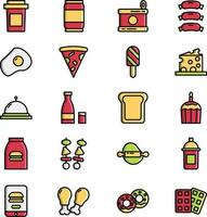 Food Icon Set Collection vector