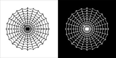 ilustración, vector gráfico de araña icono, en negro y blanco, con transparente antecedentes