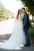 the first meeting of the bride and groom photo