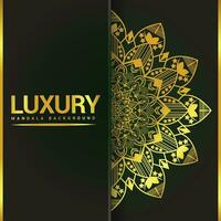 luxury golden mandala decorative pattern and vector file