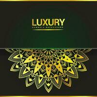 luxury golden mandala decorative pattern and vector file