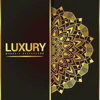 luxury golden mandala decorative pattern and vector file