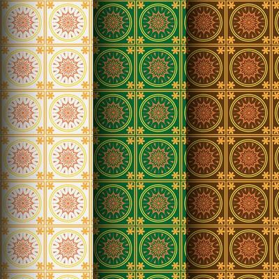 Abstract floral mandala pattern background
