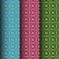 Abstract floral mandala pattern background vector