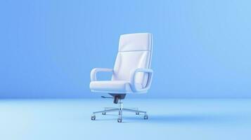 Empty Office Chair, We Are Hiring, Job Vancancy, Searching for a New Job Recruitment. Generative Ai photo