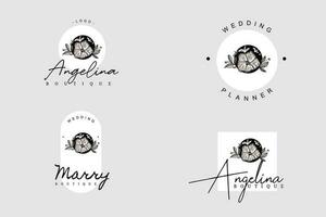 hand drawn beautiful vector logo graphic pack