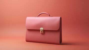 Business Women's Working Bag, Leather Bag Background. photo