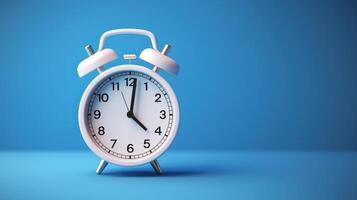 Realistic Clock for Time Management and Self Organization Concept. photo