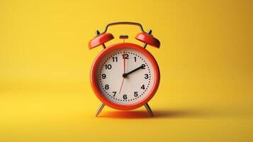 Realistic Clock for Time Management and Self Organization Concept. photo