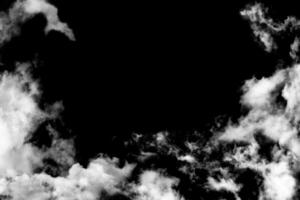 cielo con fondo texturizado de nubes en blanco y negro foto