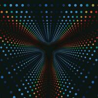 Vector geometric seamless pattern. Modern geometric background with dot waves.