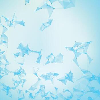 Abstract technology background. Abstract technology background with triangle. Blue triangle mosaic. Triangles geometric pattern vector