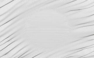 Abstract continuous lines drawing on white as background. Vector