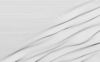 Abstract continuous lines drawing on white as background. Vector