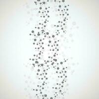 Abstract lines and dots connect background. Technology connection digital data and big data concept. vector