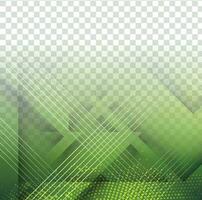 Abstract Green Background With Line With Gradient Mesh, Vector Illustration