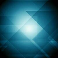 Blue modern geometrical abstract background vector