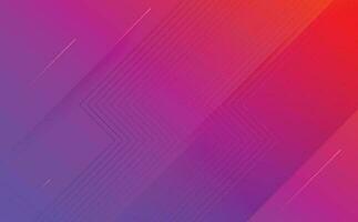 Red, pink and purple glowing wavy line pattern on dark blue background with copy space. Modern technology futuristic neon color concept. Abstract wide banner design. EPS10 vector