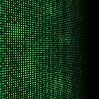 Abstract Waving Particle Technology Background Design. Abstract wave moving dots flow particles, hi-tech and big data background design for brochures, flyers, magazine, business card, banner. Vector