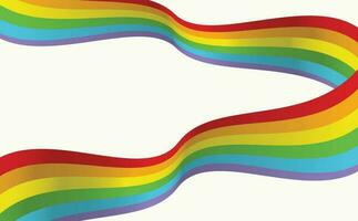 vistoso arco iris orgullo mes vector antecedentes. humano derechos diversidad concepto. lgbt individualidad Arte evento bandera diseño. vector ilustración.