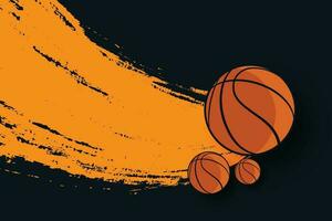 A vector illustration of a basketball tournament concept. EPS 10. File contains transparencies.