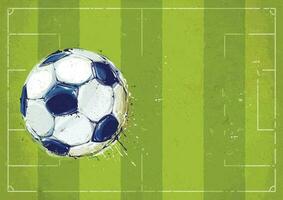 Football or soccer abstract background, vector