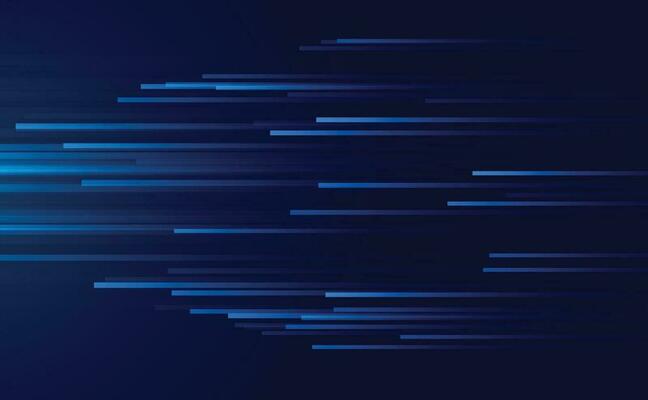 Blue light streak, fiber optic, speed line, futuristic background for 5g or 6g technology wireless data transmission, high-speed internet in abstract. internet network concept. vector design.