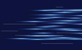 racha de luz azul, fibra óptica, línea de velocidad, fondo futurista para transmisión de datos inalámbrica de tecnología 5g o 6g, Internet de alta velocidad en abstracto. concepto de red de Internet. diseño vectorial vector
