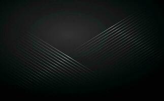 negro antecedentes con brillante diagonal líneas fondo de pantalla vector