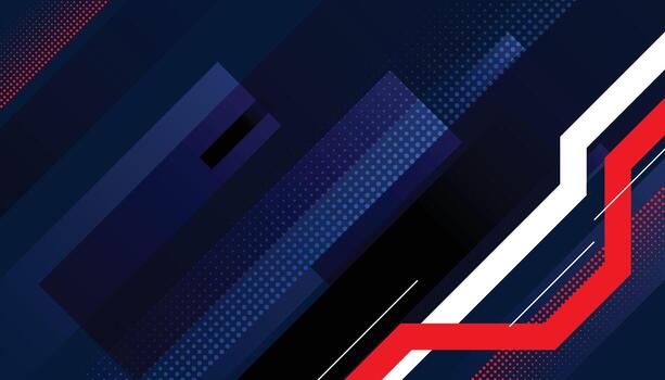 blue background with shiny abstract lines vector