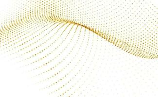 Abstract 3d template curved soft gold layered background with gold lines sparking with copy space for text. Luxury style. Vector illustration