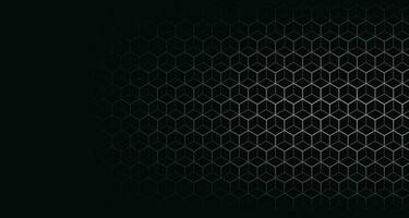 Abstract black texture background hexagon. gradient effect vector