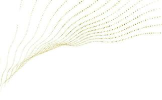 Abstract 3d template curved soft gold layered background with gold lines sparking with copy space for text. Luxury style. Vector illustration
