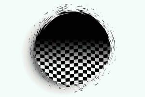 Optical illusion wave. Chess waves board. Abstract 3d black and white illusions. Horizontal lines stripes pattern or background with wavy distortion effect. Vector illustration.