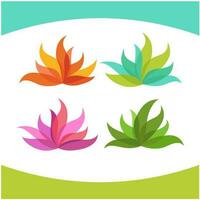 Abstract Leaves Logo Bundle photo