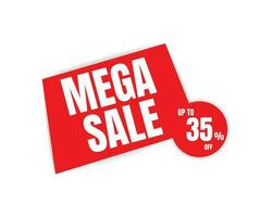 Sale discount icon. Special offer price signs, Mega Sale vector