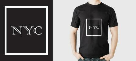 Nueva York - nuevo York ciudad elegante tipografía t camisa diseño vector