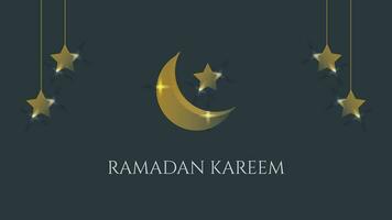 Greetings of Ramadan - Ramadan Kareem and Ramadan Mubarak vector