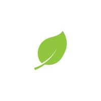 logotipos de vector de elemento de naturaleza de ecología de hoja de árbol verde