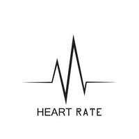 Hearbeat Pulse Icon Vector Illustration Logo Template