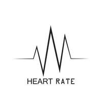 Hearbeat Pulse Icon Vector Illustration Logo Template