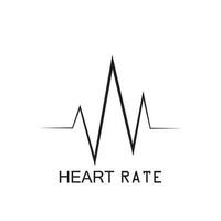 Hearbeat Pulse Icon Vector Illustration Logo Template