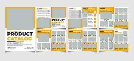 Product catalog and catalogue template.catalogue design. vector