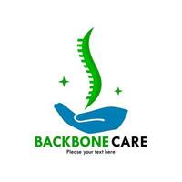 Backbone logo template illustration. suitable for medical, hospital, clinic, doctor, web etc vector